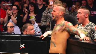 The Rock vs CM Punk  WWE Championship Match Royal Rumble 2013 [upl. by Moe487]