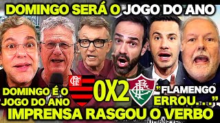 IMPRENSA ESPORTIVA de TODO BRASIL REPERCUTE DERROTA do FLAMENGO  quotDOMINGO É O JOGO DO ANOquot [upl. by Sarette]