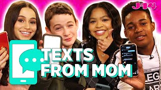 Ravens Home Cast Reads Texts From Mom [upl. by Galanti462]