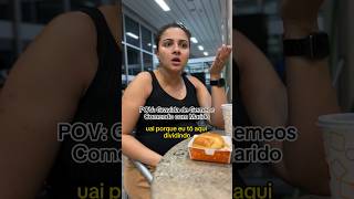 Gravida de Gemeos Comendo Mcdonalds humor comediacasal gravidez gravida [upl. by Blakely]