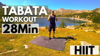 Tabata full body workout 28 min  Interval training music [upl. by Hagen]