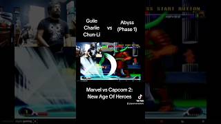 GuileCharlieChunLi vs Abyss Phase 1  Marvel vs Capcom 2 New Age Of Heroes Dreamcast [upl. by Loredana]