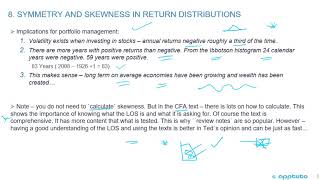 explain skewness and the meaning of a positively or negatively skewed return distribution [upl. by Sissel]