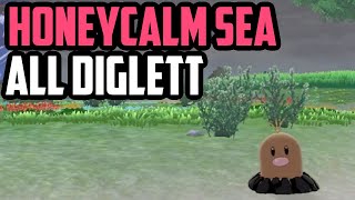 ALL Diglett Locations  Honeycalm Sea Sword amp Shield DLC [upl. by Mohun]