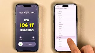 iPhone 15 New Ringtones for Incoming Call iPhone 14 Pro Max iOS 17 [upl. by Eddie]