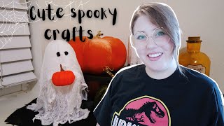 Spooky Home Decor 4 Simple Halloween Crafts [upl. by Oeht]