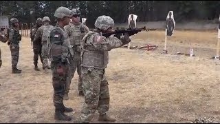 US Soldier Firing Indian INSAS rifle [upl. by Salokkin854]