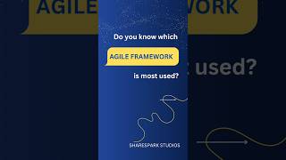 Usage of various Agile Frameworks agile framework stats [upl. by Pavkovic]