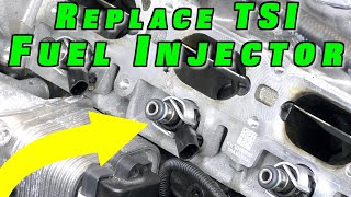 Fuel Injector Replacement VWAudi TSI Engines [upl. by Nyrek]