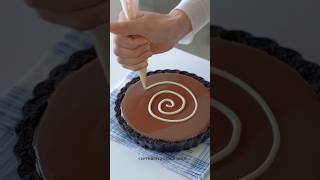 No Oven Needed Caramel Chocolate Tart a Wonderful shorts shortsfeed chocolatecake [upl. by Eladnyl]