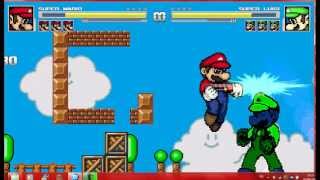 Mugen Super Mario 4 Different Versions vs Super Luigi 4 Different Versions [upl. by Ylram]