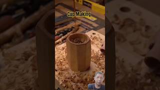 How to wood cup making ☕diywoodworking diy makingcup [upl. by Nytsirt]