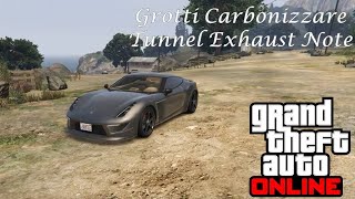 ASMR GTA Online Grotti Carbonizzare Tunnel Run Exhaust Note New Location [upl. by Abla390]