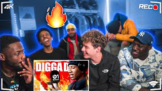 AMERICANS REACT TO DIGGA D  FIRE IN THE BOOTH [upl. by Lynett]