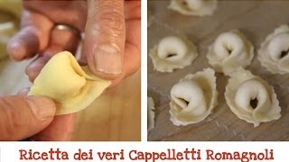 I VERI CAPPELLETTI ROMAGNOLI ricetta originale  Italian stuffed pasta sub eng [upl. by Arej]