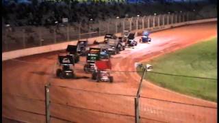 Sprintcars and Feature Baypark Speedway NZ 1 Jan 2011 [upl. by Avevoneg]