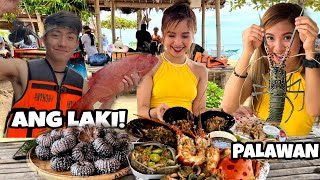 PALAWAN SEAFOODS MUKBANG 🤤 First time to  Mahalia E [upl. by Novert]