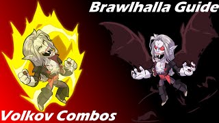 Brawlhalla Guide  Easy Volkov combos [upl. by Yluj]