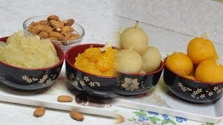 Badam Halwa or Sheera Video Recipe  Almond Pudding Recipe by Bhavna [upl. by Nora]