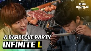 CC A barbecue party with a beautiful night view INFINITE L KIMMINSEOK [upl. by Bouzoun]