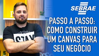 CANVAS como fazer seu modelo de negócio  SEBRAE [upl. by Adnylem]