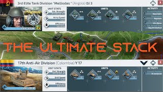 Conflict of Nations World War 3  The Ultimate Land Stack  Full Tutorial [upl. by Chitkara142]