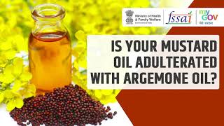 Is your mustard Oil adulterated with argemone oil [upl. by Gerson]