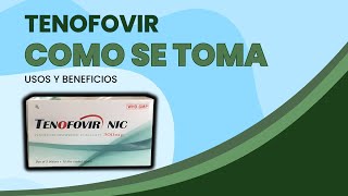 TENOFOVIR💊 ¿Cómo se debe usar TRATAMIENTO ANTIRRETROVIRAL  MÁS [upl. by Gnol162]