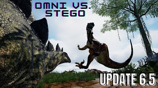 Omni Pack Tackles Some Stegos amp Tenonto  The Isle Evrima Update 65 [upl. by Nahtam437]