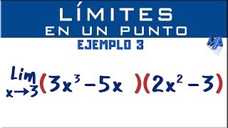 Limite en un punto  Ejemplo 3 [upl. by Atinele160]