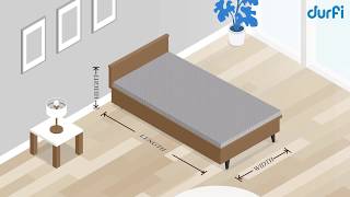 How To Measure a Mattress Size Single Mattress Queen Mattress King Mattress [upl. by Behnken]