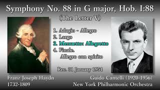 Haydn Symphony No 88 The Letter V Cantelli amp NYP 1954 ハイドン 交響曲第88番「V字」カンテッリ [upl. by Nyer888]