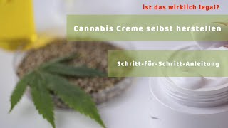 So machen Sie Cannabis Creme zu Hause [upl. by Nalani]