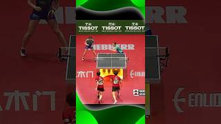 Beautiful Long Rally Table Tennis 탁구 卓球 tabletennis pingpong shorts [upl. by Aerdnat]