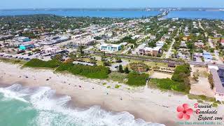 Drone overview of Indialantic Florida [upl. by Philana854]