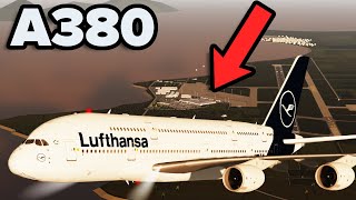 FLURE X LUFTHANSA A380 Codeshare Flight  Roblox Airline Review [upl. by Etnomaj]