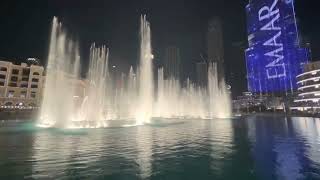 Baby Shark music  Fountain Show Burj Khalifa Dubai [upl. by Babcock745]