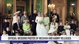 Official wedding photos of Meghan and Harry released [upl. by Laufer793]