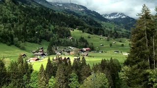 Geneva Airport to Les Diablerets via Aigle by Train [upl. by Nosnor]