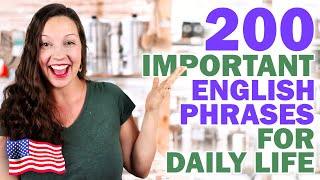 200 Important English Expressions English vocabulary lesson [upl. by Ettie]