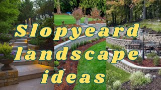 quotSlop Yard Landscape Ideas Transforming Challenging Terrain into Stunning Gardensquot [upl. by Sahcnip]