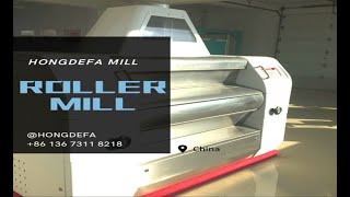 Hongdefa Roller Mill pneumatic type double automatic roller mills for milling plants [upl. by Margette]