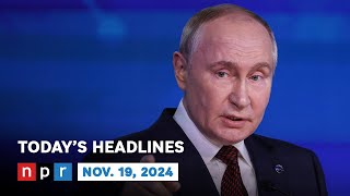 Putin Changes Russias Nuclear Doctrine As US Ramps Up Support For Ukraine  NPR News Now [upl. by Iosep]