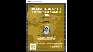 Human biocultural diversity in the Philippines 700000 years ago to today [upl. by Hyams]