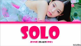 JENNIE 제니 From BLACKPINK – SOLO HanRomIndo Sub Indo Lirik [upl. by Elyrrad]