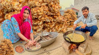 एक दम परफेक्ट मजेदार गोटा पापड़ी कैसे बनाई 👌 Peanut Sweets Chikki gajak मूंगफली की गजक चिक्की [upl. by Ralston]