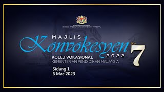 MAJLIS KONVOKESYEN KOLEJ VOKASIONAL KE 7  SIDANG 1 [upl. by Northway]