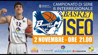 Serie B Interregionale  Girone C Mazzoleni Pizzighettone  Iseo Basket [upl. by Erhart]