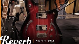 Reverend Guitars Airsonic amp BC1 Billy Corgan GStandard Guitar  Winter NAMM 2018 [upl. by Gilbertine782]