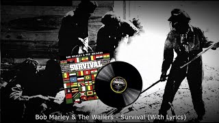 Bob Marley amp The Wailers  Survival 1979 With Lyrics [upl. by Yukio]